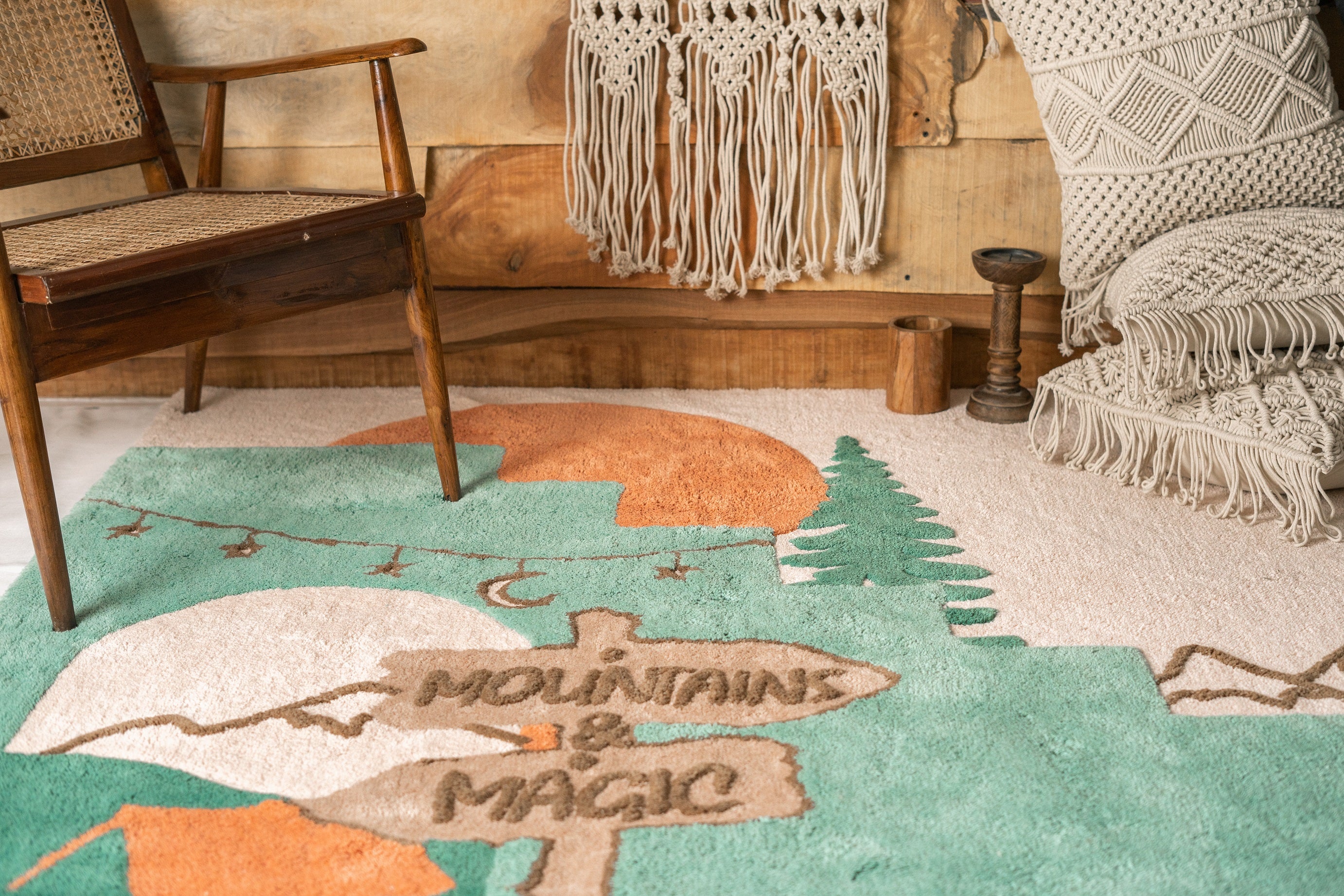 old mountain COTTON RUG コットンラグ old mountain COTTON RUG