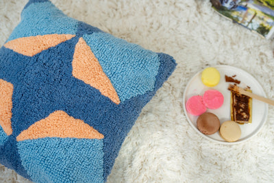 Happy Hexagons Organic & Washable Cushion Cover
